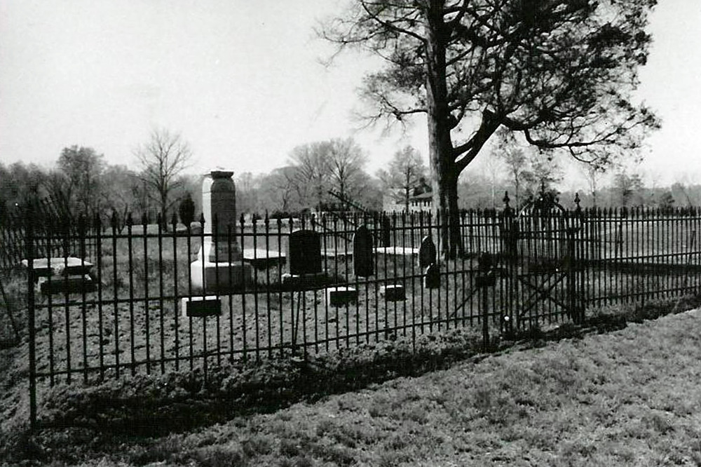 Historic Image of the Stone Family Cemetery