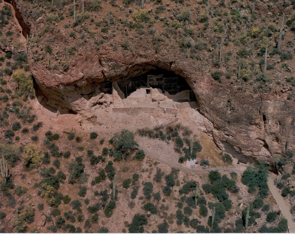 Aerial View of the Lower Cliff Dwelling